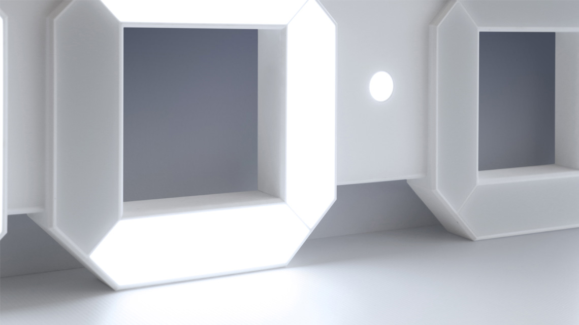 Mega White Clock 15
