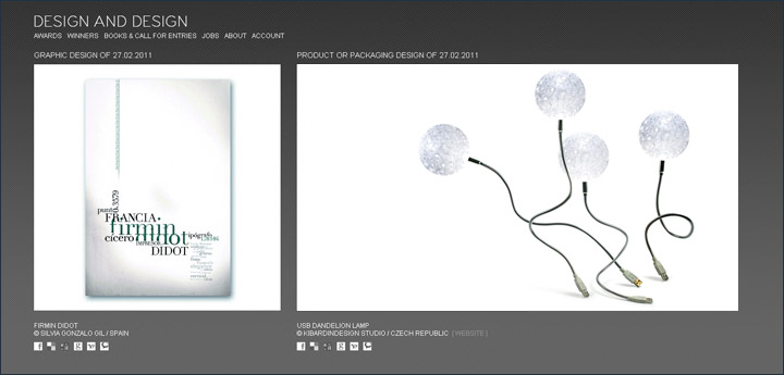 2011 DESIGN AND DESIGN INTERNATIONAL AWARD 8