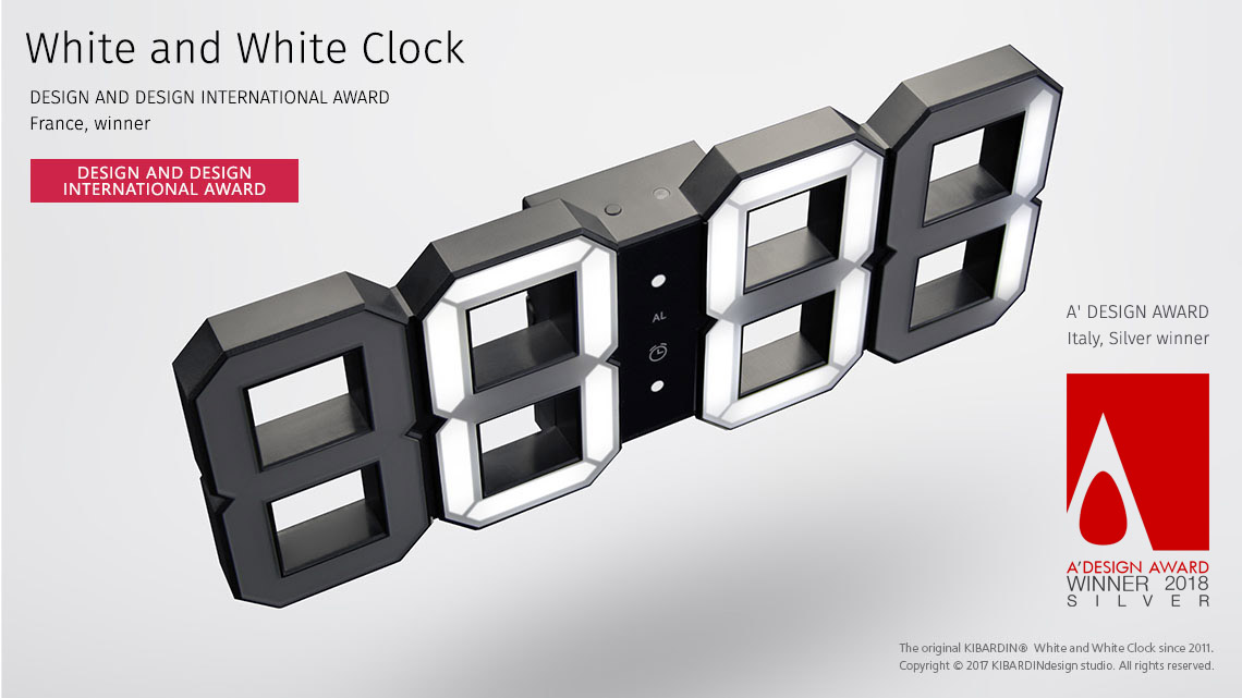 White and White Clock_Black edition_1