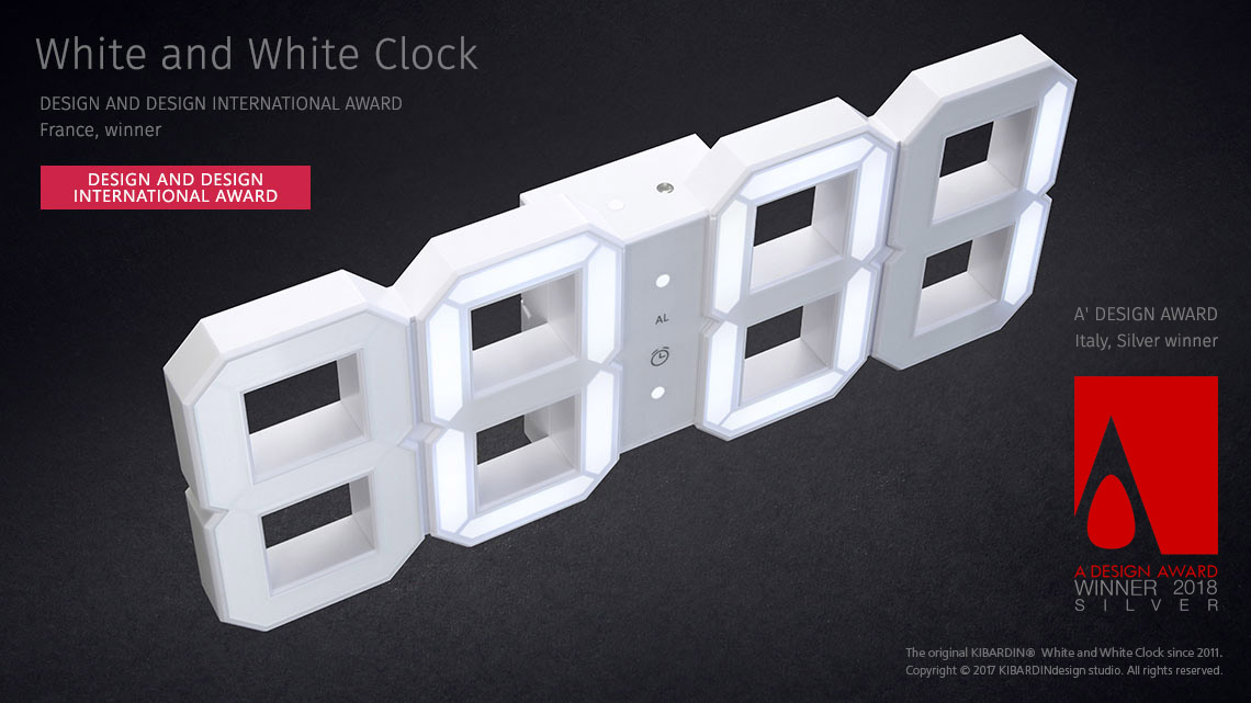 White and White Clock White_new edition1140_black_1