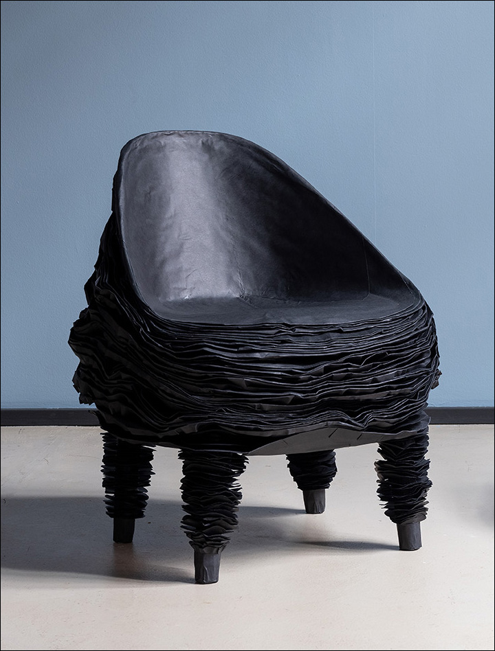 Black Paper Chair
